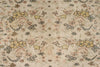 6x10 Ivory and Beige Turkish Overdyed Rug