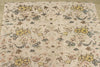 6x10 Ivory and Beige Turkish Overdyed Rug