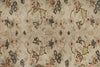 6x10 Ivory and Beige Turkish Overdyed Rug