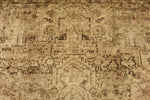 7x9 Beige and Light Brown Persian Rug