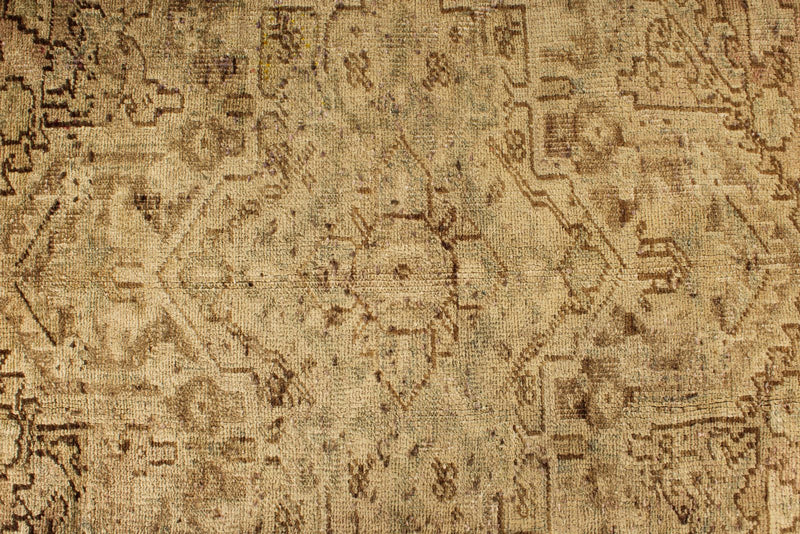 7x9 Beige and Light Brown Persian Rug