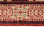 4x6 Red and Ivory Turkish Tribal Rug