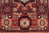 4x6 Red and Ivory Turkish Tribal Rug