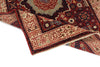 4x6 Red and Ivory Turkish Tribal Rug