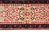 5x7 Red and Ivory Turkish Tribal Rug