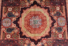 5x7 Red and Ivory Turkish Tribal Rug