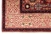 5x7 Red and Ivory Turkish Tribal Rug