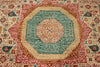 9x12 Camel and Turquoıse Turkish Tribal Rug