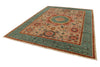 9x12 Camel and Turquoıse Turkish Tribal Rug