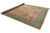 9x12 Camel and Turquoıse Turkish Tribal Rug