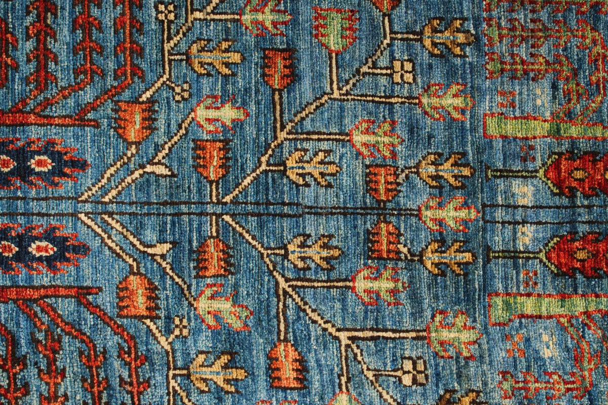 3x18 Navy and Multicolor Anatolian Traditional Runner