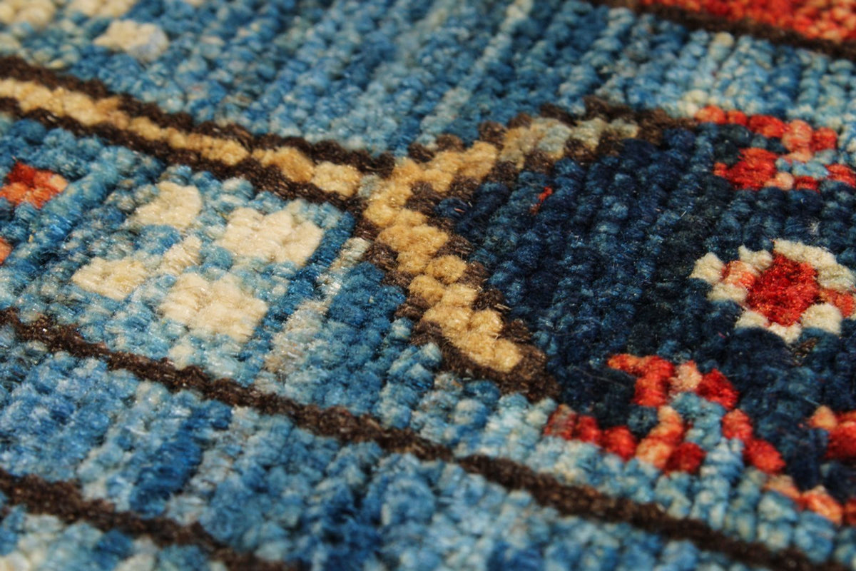 3x18 Navy and Multicolor Anatolian Traditional Runner