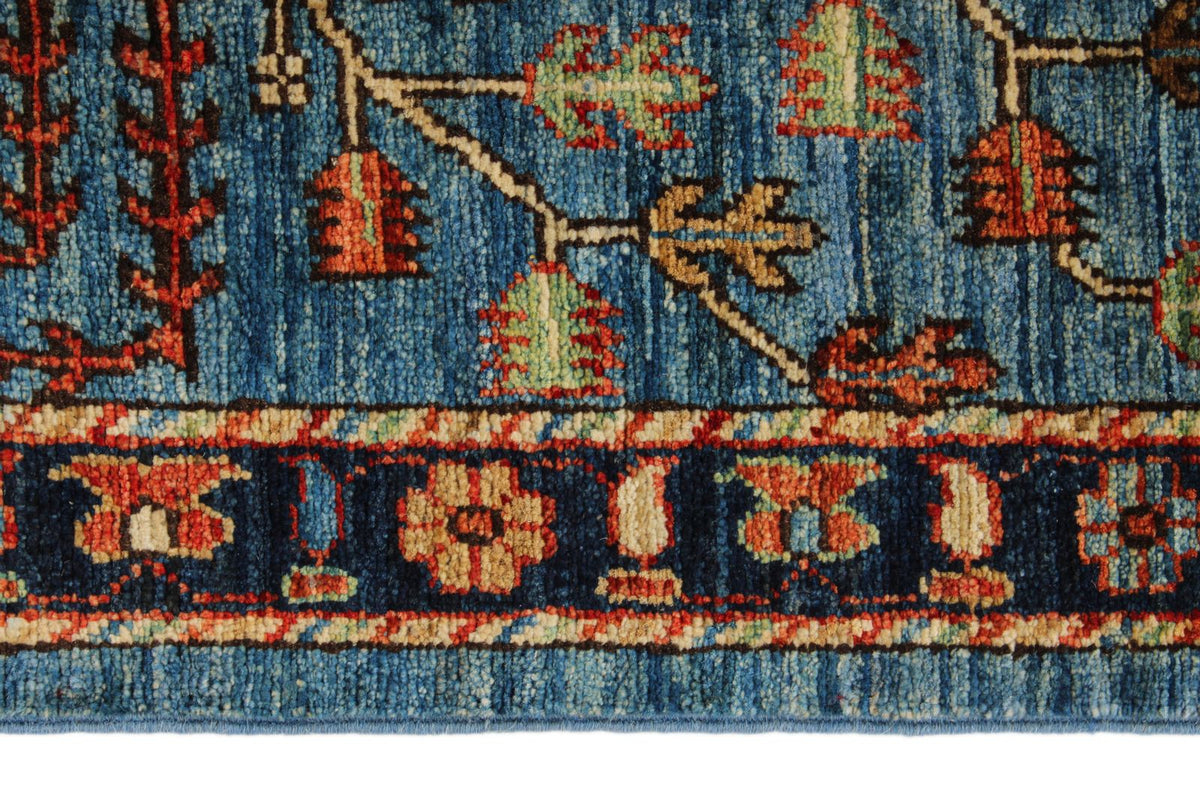 3x18 Navy and Multicolor Anatolian Traditional Runner