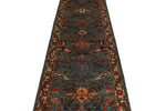 3x20 Gray and Multicolor Anatolian Traditional Rug