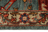 3x20 Gray and Multicolor Anatolian Traditional Rug