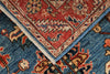 3x16 Blue and Rust Anatolian Traditional Runner