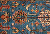 3x16 Blue and Rust Anatolian Traditional Runner