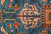 3x16 Blue and Rust Anatolian Traditional Runner