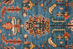 3x16 Blue and Rust Anatolian Traditional Runner