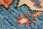 3x16 Blue and Rust Anatolian Traditional Runner