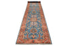 3x16 Blue and Rust Anatolian Traditional Runner