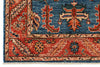 3x16 Blue and Rust Anatolian Traditional Runner