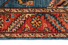 3x16 Blue and Rust Anatolian Traditional Runner