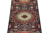 2x6 Navy and Multicolor Turkish Tribal Runner