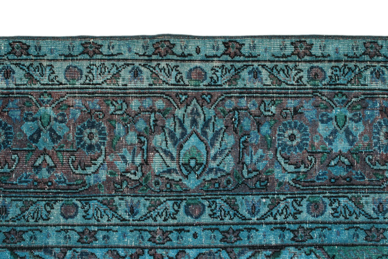 8x11 Blue and Navy Turkish Traditional Rug