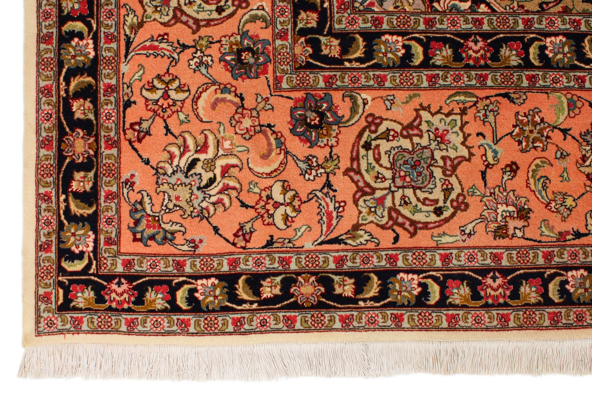 10x13 Ivory and Peach Persian Traditional Rug
