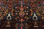 13x17 Navy and Burgundy Persian Rug