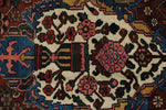 13x17 Navy and Burgundy Persian Rug