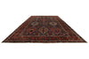 13x17 Navy and Burgundy Persian Rug