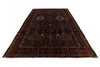 13x17 Navy and Burgundy Persian Rug