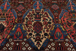 13x17 Navy and Burgundy Persian Rug