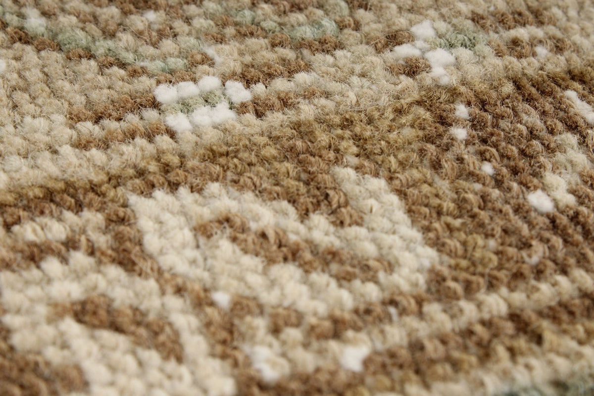 3x12 Camel and Blue Persian Runner