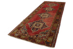 5x12 Red and Gold Turkish Tribal Runner