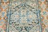 5x11 Blue and Peach Persian Tribal Runner