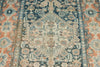 5x11 Blue and Peach Persian Tribal Runner