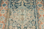 5x11 Blue and Peach Persian Tribal Runner