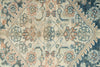 5x11 Blue and Peach Persian Tribal Runner