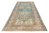 5x11 Blue and Peach Persian Tribal Runner