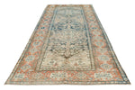 5x11 Blue and Peach Persian Tribal Runner