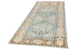 5x11 Blue and Peach Persian Tribal Runner