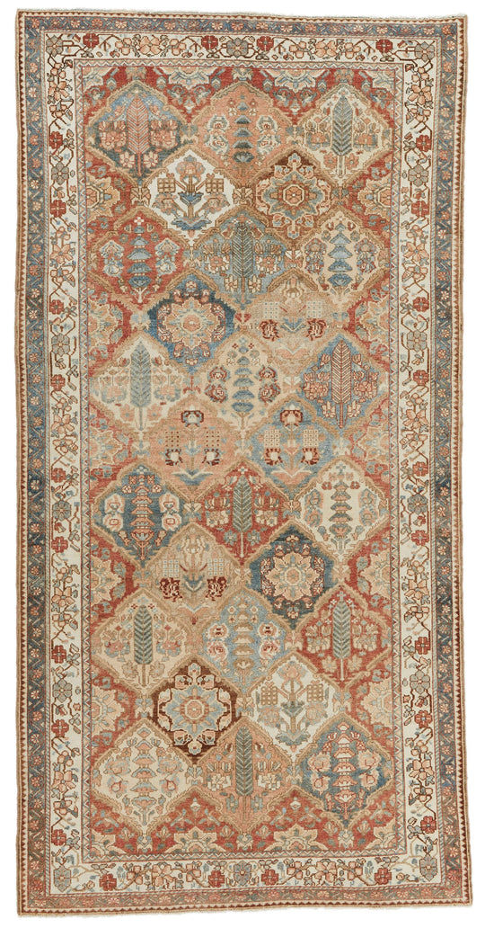 5x10 Multicolor Persian Runner