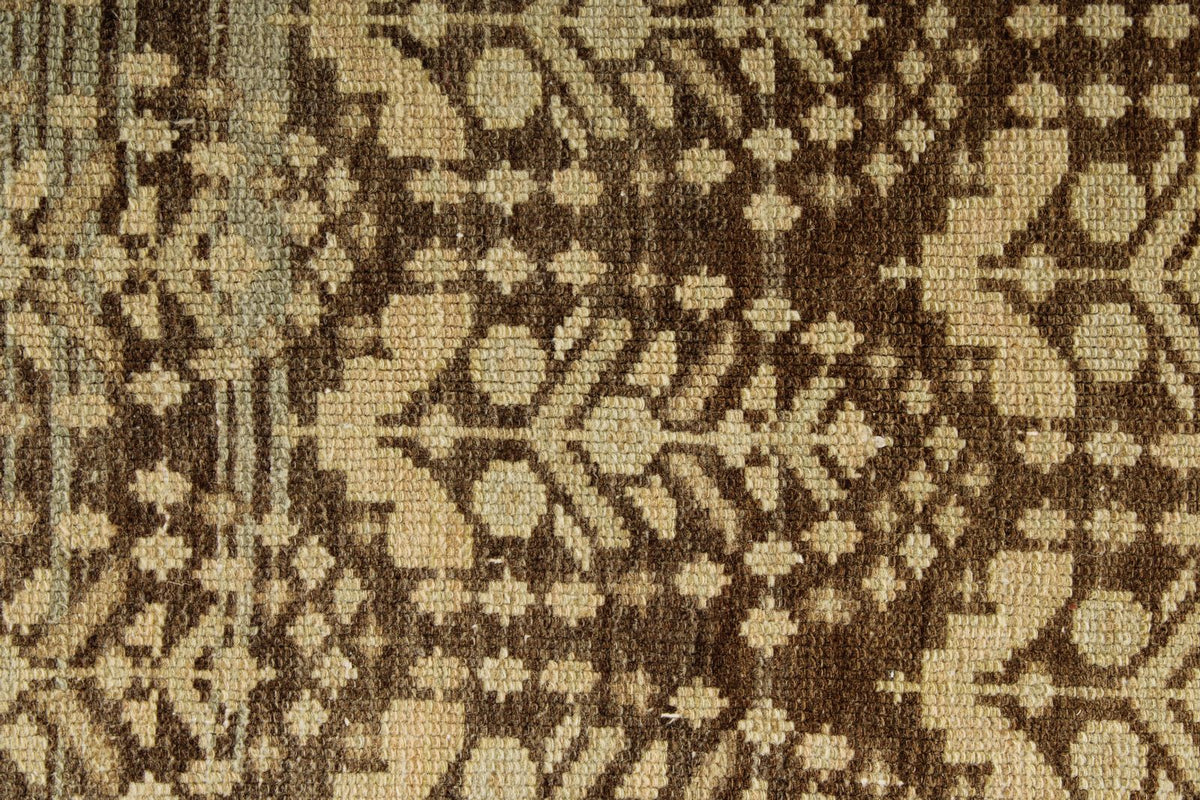 6x14 Brown and Ivory Persian Tribal Runner
