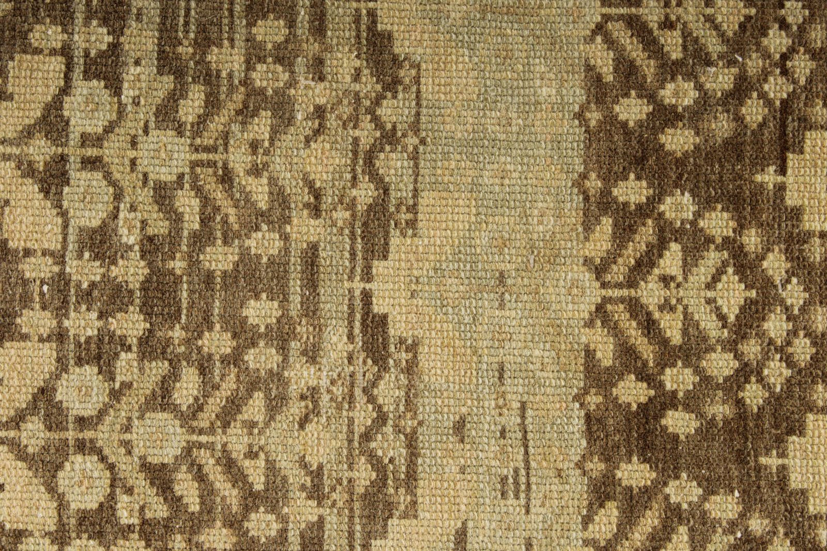 6x14 Brown and Ivory Persian Tribal Runner