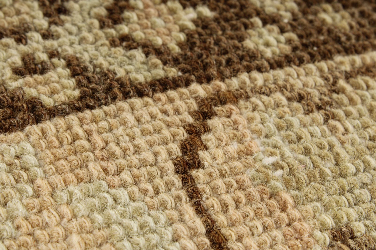 6x14 Brown and Ivory Persian Tribal Runner
