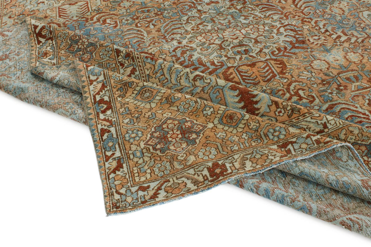 12x13 Rust and Multicolor Persian Rug