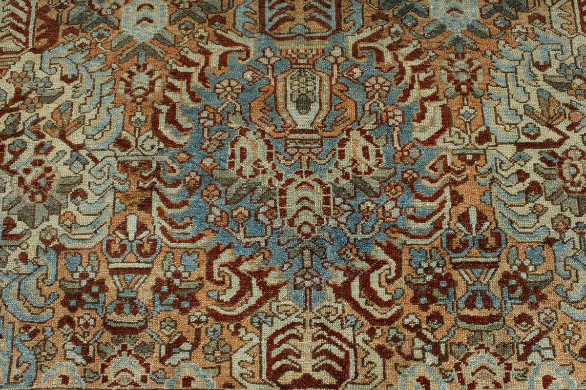 12x13 Rust and Multicolor Persian Rug